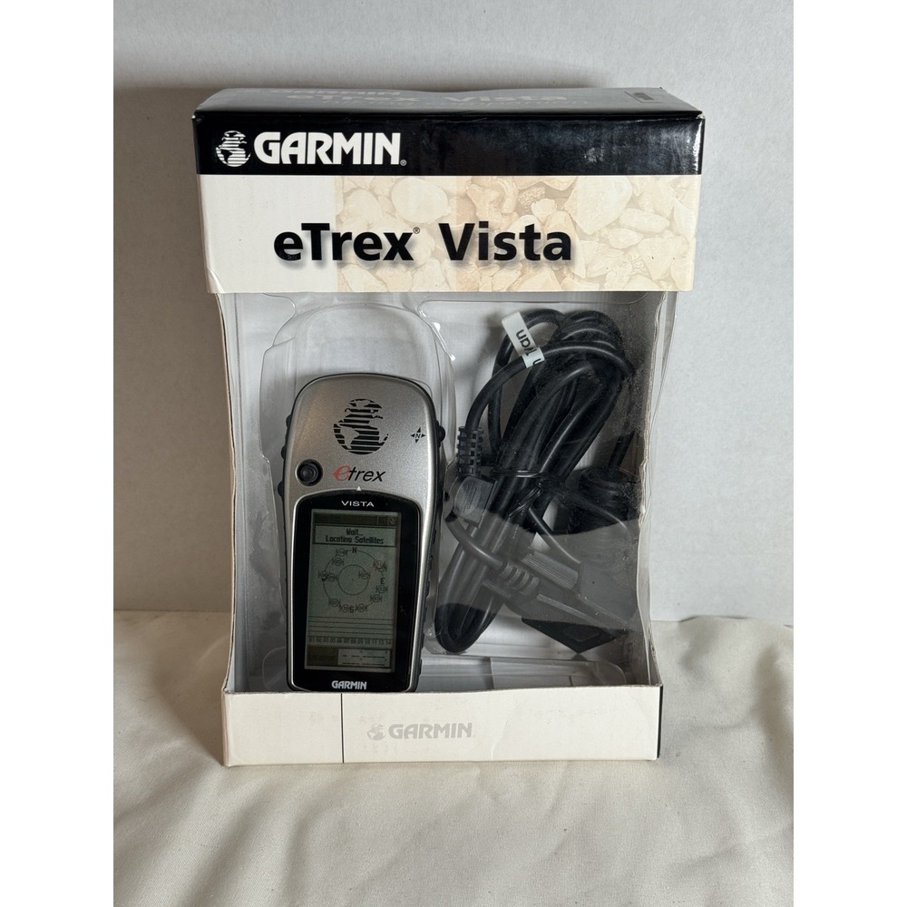 Garmin Etrex Vista Silver Handheld GPS‎ WAAS Compass Works